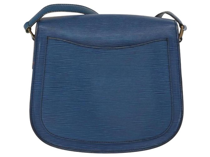 LOUIS VUITTON Borsa a Spalla Epi Saint Cloud GM Blu Toledo M52195 LV Auth 155919 - vista 2