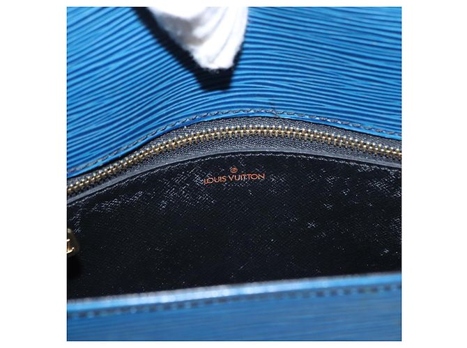 LOUIS VUITTON Borsa a Spalla Epi Saint Cloud GM Blu Toledo M52195 LV Auth 155919 - vista 21