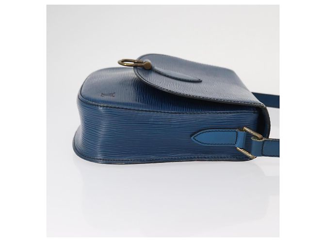 LOUIS VUITTON Borsa a Spalla Epi Saint Cloud GM Blu Toledo M52195 LV Auth 155919 - vista 3