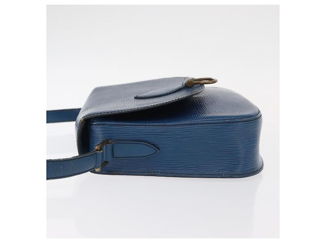 LOUIS VUITTON Borsa a Spalla Epi Saint Cloud GM Blu Toledo M52195 LV Auth 155919 - vista 4