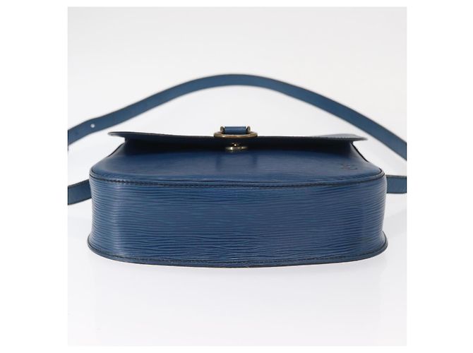 LOUIS VUITTON Borsa a Spalla Epi Saint Cloud GM Blu Toledo M52195 LV Auth 155919 - vista 5