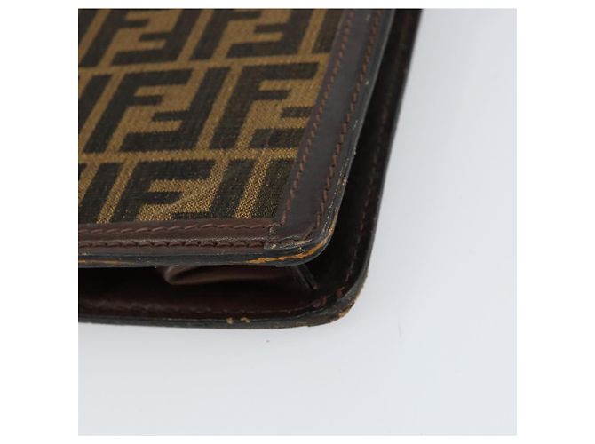 Borsa a Spalla in Tela Zucca FENDI Nera Marrone Auth ar13781 Nero - vista 15