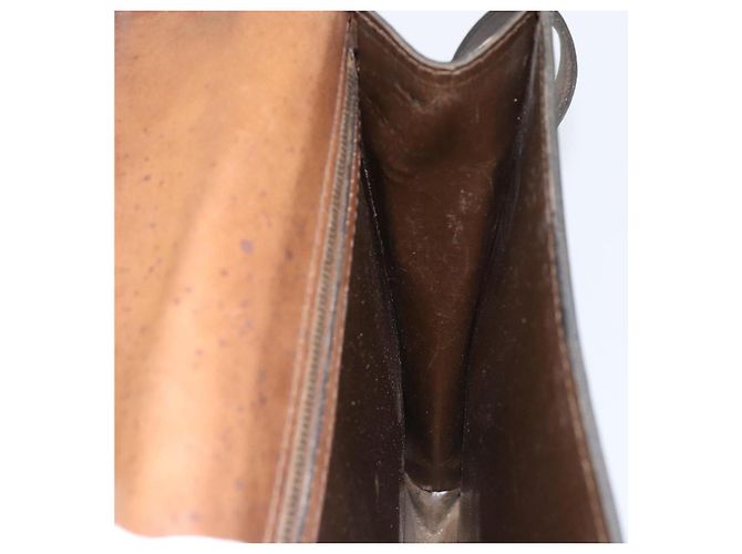 Borsa a Spalla in Tela Zucca FENDI Nera Marrone Auth ar13781 Nero - vista 18