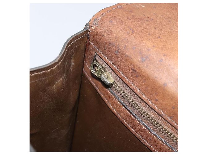 Borsa a Spalla in Tela Zucca FENDI Nera Marrone Auth ar13781 Nero - vista 20