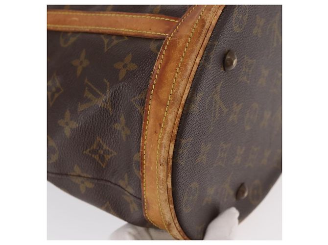 LOUIS VUITTON Borsa a Spalla Monogram Bucket GM M42236 LV Auth 154791 Monogramma - vista 16