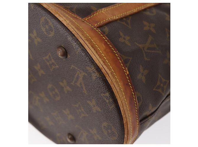 LOUIS VUITTON Borsa a Spalla Monogram Bucket GM M42236 LV Auth 154791 Monogramma - vista 17