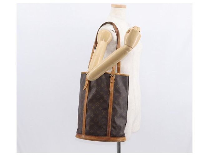 LOUIS VUITTON Borsa a Spalla Monogram Bucket GM M42236 LV Auth 154791 Monogramma - vista 24