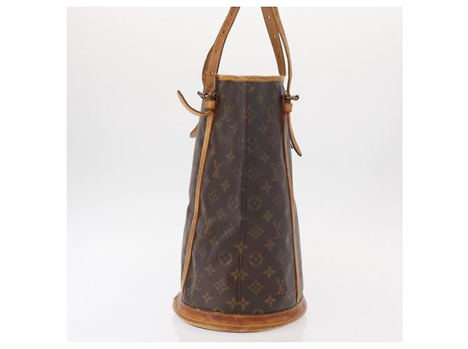 LOUIS VUITTON Borsa a Spalla Monogram Bucket GM M42236 LV Auth 154791 Monogramma - vista 4
