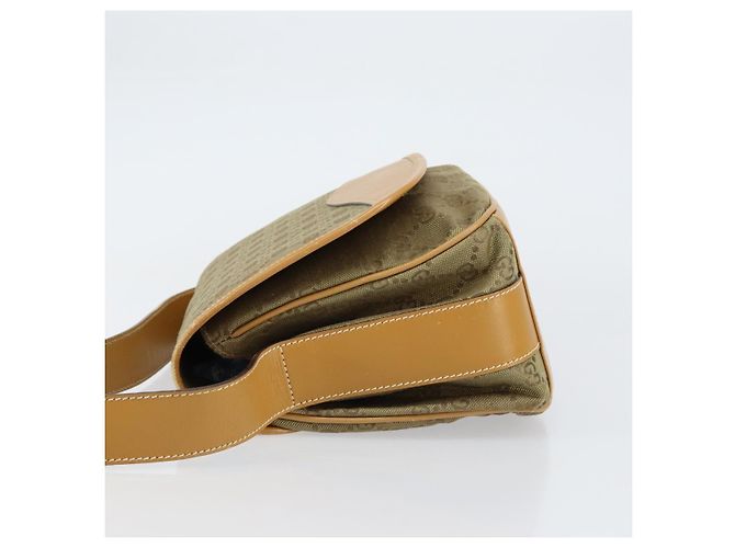 Borsa a Spalla GG Canvas Gucci Beige Oro Auth ar13804 D'oro - vista 4