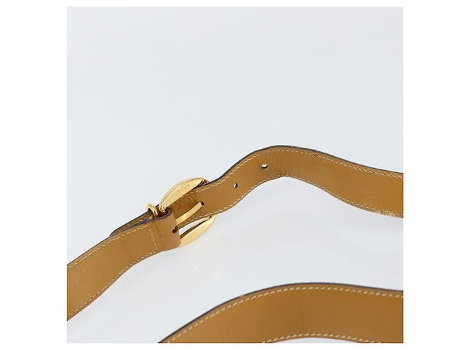 Borsa a Spalla GG Canvas Gucci Beige Oro Auth ar13804 D'oro - vista 8