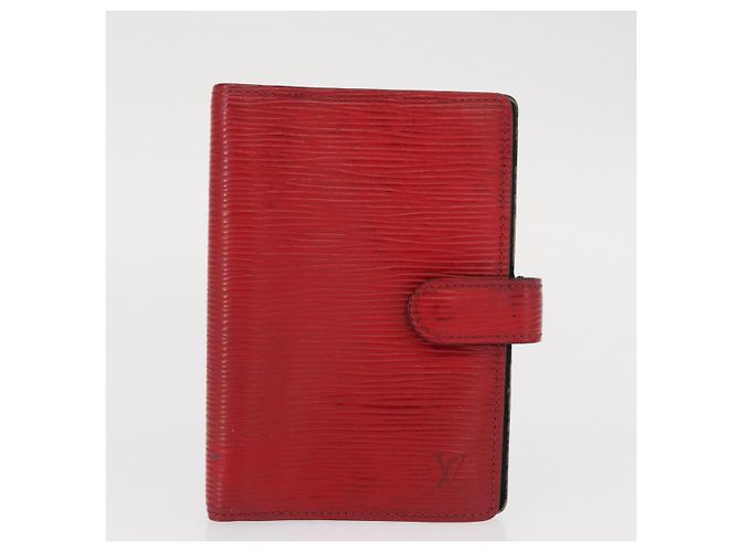 LOUIS VUITTON Cartera Monogram Epi 3 Set Rojo LV Auth 154976 Roja Monograma - vista 10