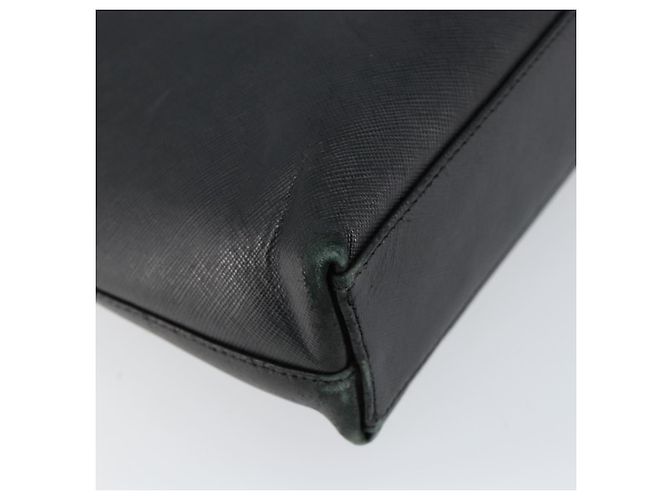 Sac à bandoulière Gancini en cuir noir et or Auth BA8226 de Salvatore Ferragamo Doré - vue 16