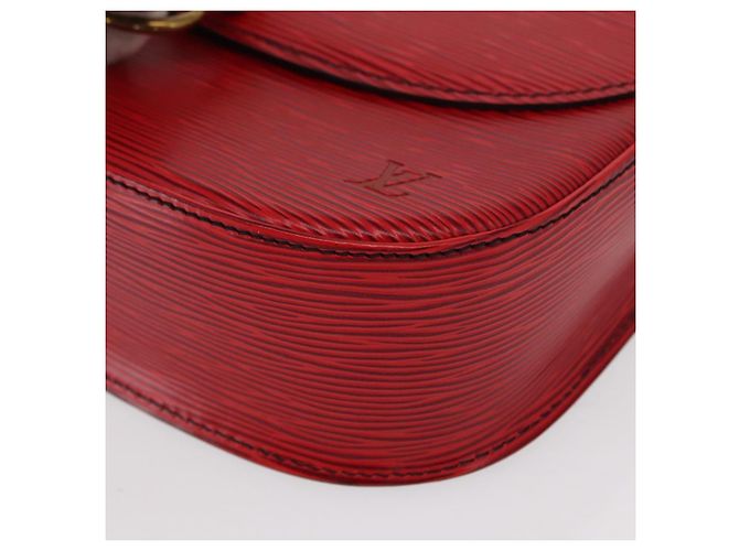 LOUIS VUITTON Borsa a Spalla Epi Saint Cloud GM Rossa M52197 LV Auth 155024 Rosso - vista 15