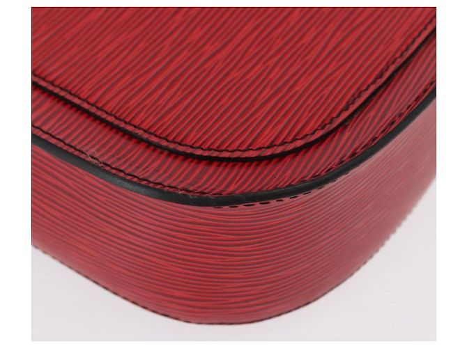 LOUIS VUITTON Borsa a Spalla Epi Saint Cloud GM Rossa M52197 LV Auth 155024 Rosso - vista 16