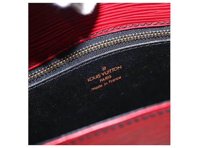 LOUIS VUITTON Borsa a Spalla Epi Saint Cloud GM Rossa M52197 LV Auth 155024 Rosso - vista 20