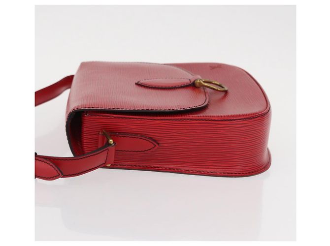 LOUIS VUITTON Borsa a Spalla Epi Saint Cloud GM Rossa M52197 LV Auth 155024 Rosso - vista 4