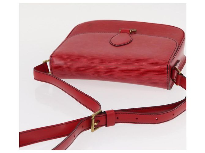 LOUIS VUITTON Borsa a Spalla Epi Saint Cloud GM Rossa M52197 LV Auth 155024 Rosso - vista 6