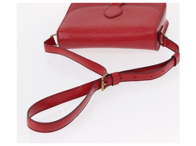 LOUIS VUITTON Borsa a Spalla Epi Saint Cloud GM Rossa M52197 LV Auth 155024 Rosso - vista 7