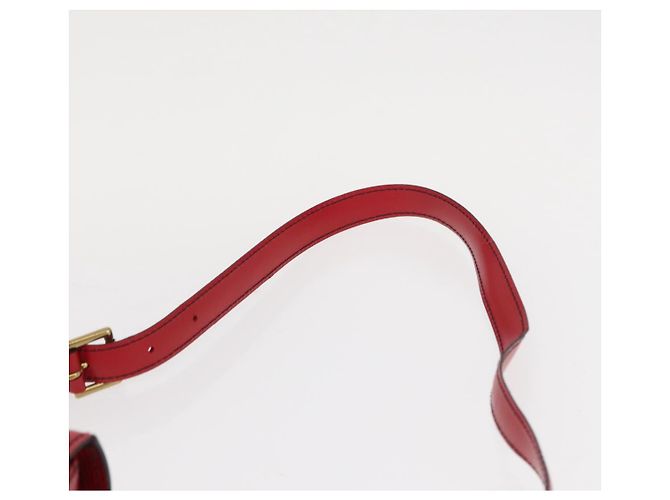 LOUIS VUITTON Borsa a Spalla Epi Saint Cloud GM Rossa M52197 LV Auth 155024 Rosso - vista 8