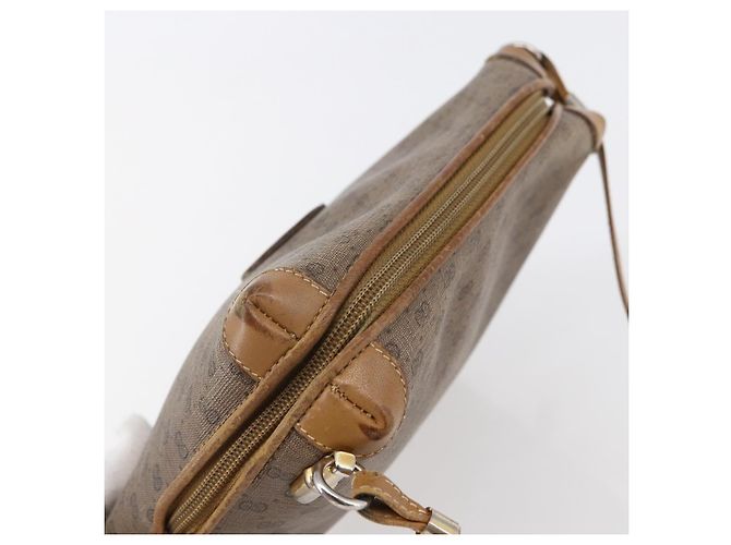 Gucci Borsa a Spalla Micro GG Supreme PVC Marrone Oro 007 104 4916 Auth BA6559 D'oro - vista 6
