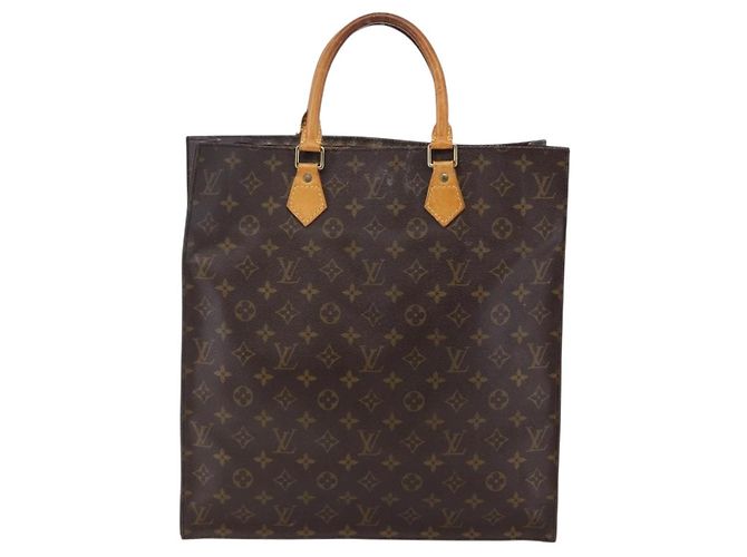 LOUIS VUITTON Borsa Sac Plat Monogram M51140 LV Auth BA6669 Monogramma - vista 13