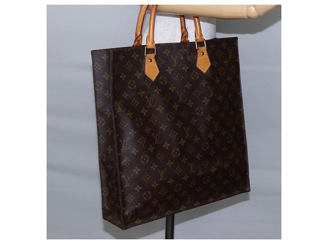 LOUIS VUITTON Borsa Sac Plat Monogram M51140 LV Auth BA6669 Monogramma - vista 19