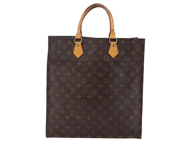 LOUIS VUITTON Borsa Sac Plat Monogram M51140 LV Auth BA6669 Monogramma - vista 2