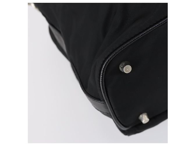 Borsa a Spalla PRADA Nylon Nero Argento Autentica 147531 - vista 16