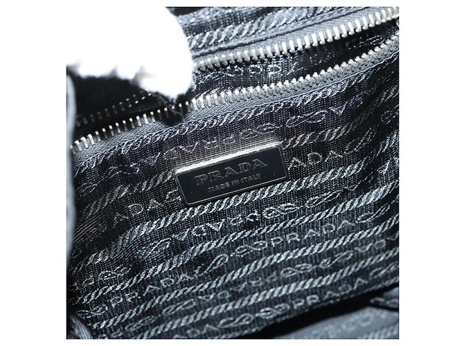 Borsa a Spalla PRADA Nylon Nero Argento Autentica 147531 - vista 20