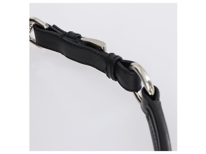 Borsa a Spalla PRADA Nylon Nero Argento Autentica 147531 - vista 8