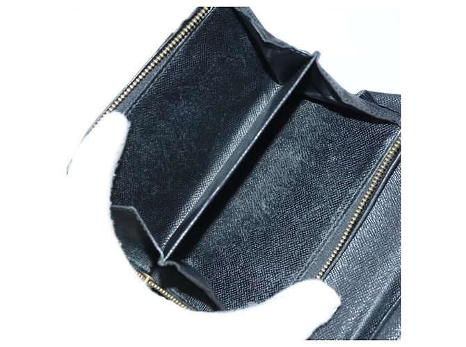 Cartera LOUIS VUITTON Epi Vernis Taiga 7 Set Roja Negra Marrón LV Auth 144728 Castaño Negro - vista 12
