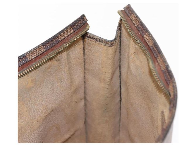 LOUIS VUITTON Poche Toilette 26 Damier Ebene N47543 Auth LV 148767 - vista 17