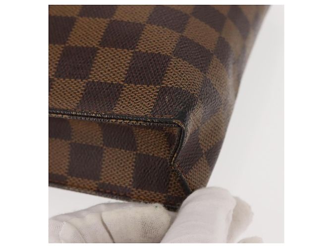LOUIS VUITTON Poche Toilette 26 Damier Ebene N47543 Auth LV 148767 - vista 7