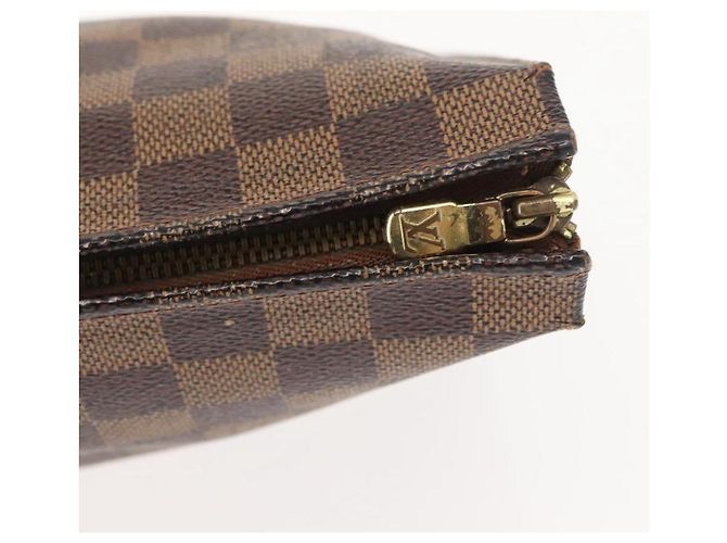 LOUIS VUITTON Poche Toilette 26 Damier Ebene N47543 Auth LV 148767 - vista 9