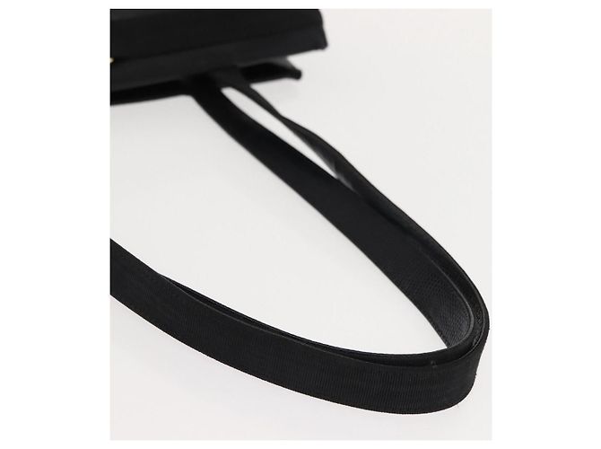 Salvatore Ferragamo Vala Präge-Tote aus Leder in Schwarz und Gold Auth BA7328 Golden - Ansicht 7