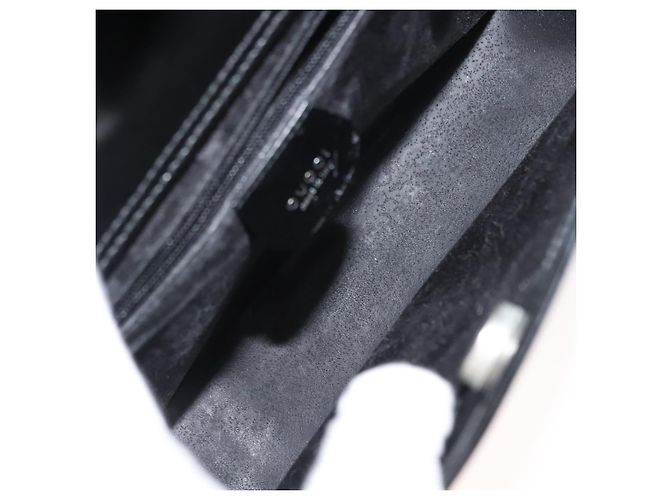 Borsa a Spalla GUCCI Smalto Nero Argento Auth 145286 - vista 10