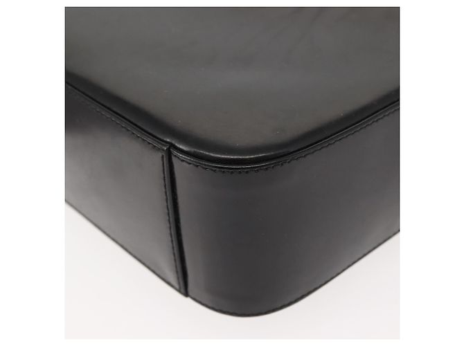 Borsa a Spalla GUCCI Smalto Nero Argento Auth 145286 - vista 16