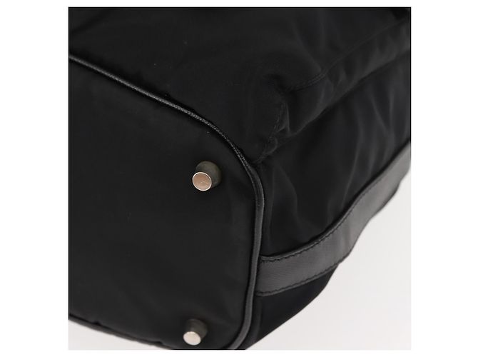 Borsa a Spalla PRADA Nylon Nero Argento Autentica 147527 - vista 14