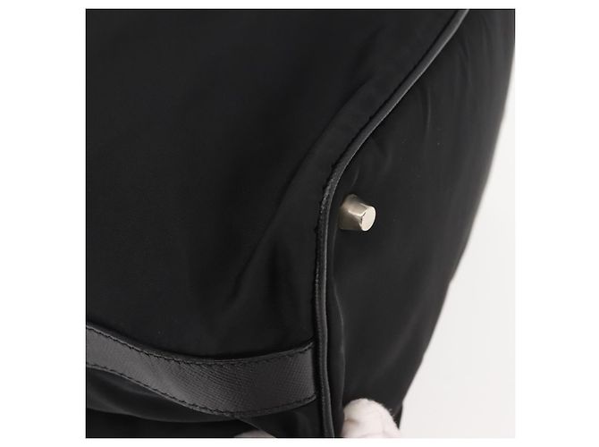Borsa a Spalla PRADA Nylon Nero Argento Autentica 147527 - vista 15