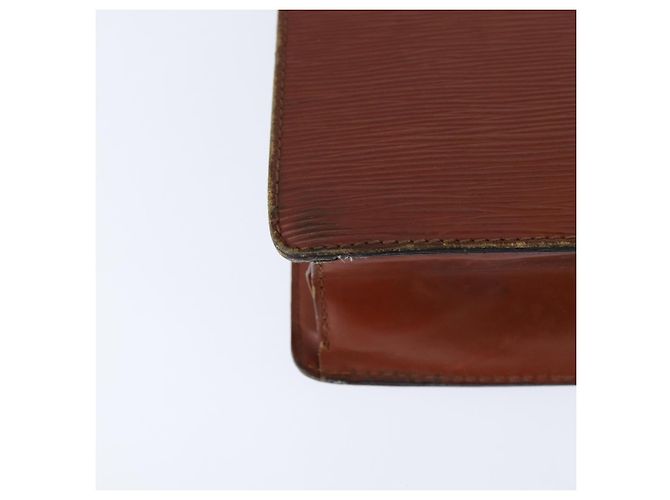 LOUIS VUITTON Borsa a Mano Epi Monceau 28 Marrone M52123 LV Auth fm4929 - vista 17