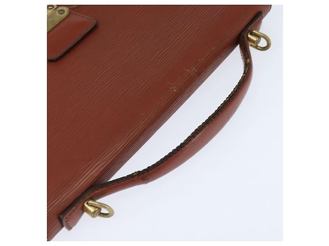 LOUIS VUITTON Borsa a Mano Epi Monceau 28 Marrone M52123 LV Auth fm4929 - vista 6