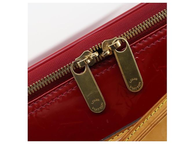 LOUIS VUITTON Valigia Pegas 45 Monogram Vernis Pomme D'amour M91278 Auth 145874 Rosso - vista 21