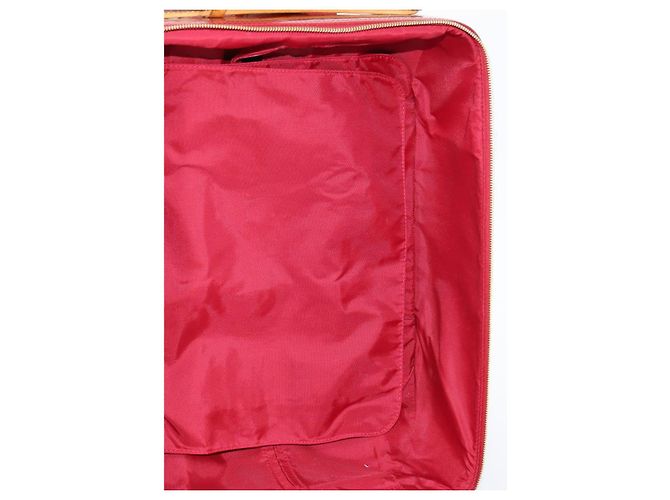 LOUIS VUITTON Valigia Pegas 45 Monogram Vernis Pomme D'amour M91278 Auth 145874 Rosso - vista 27