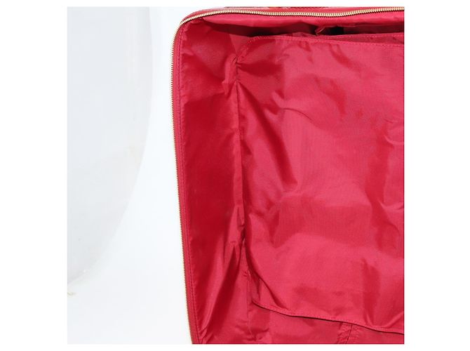 LOUIS VUITTON Valigia Pegas 45 Monogram Vernis Pomme D'amour M91278 Auth 145874 Rosso - vista 28