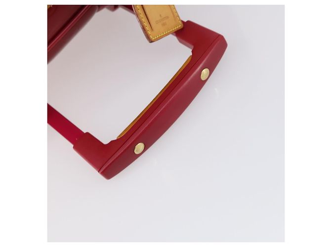LOUIS VUITTON Valigia Pegas 45 Monogram Vernis Pomme D'amour M91278 Auth 145874 Rosso - vista 7