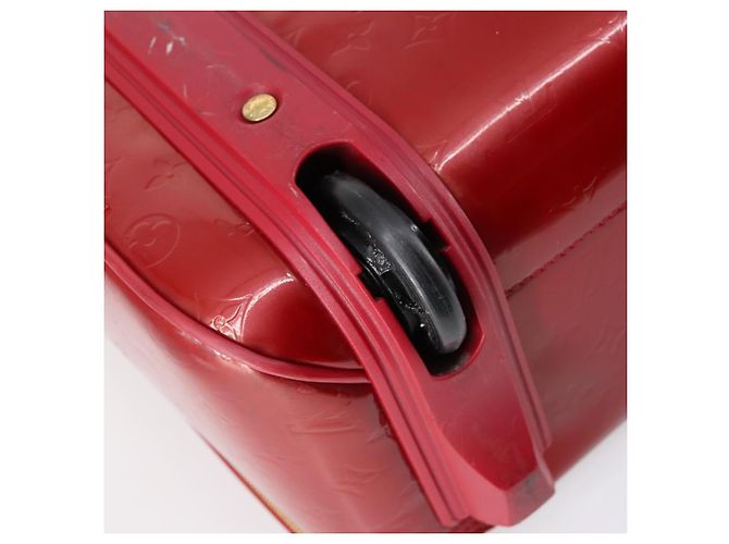 LOUIS VUITTON Valigia Pegas 45 Monogram Vernis Pomme D'amour M91278 Auth 145874 Rosso - vista 9