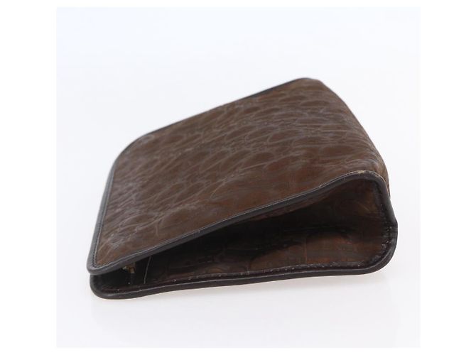 Clutch in tela Trotter Christian Dior marrone Auth 148875 - vista 3