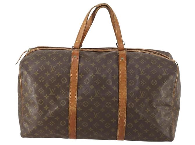 LOUIS VUITTON Borsa Boston Sac Souple 55 Monogram M41622 LV Auth gh975 Monogramma - vista 13
