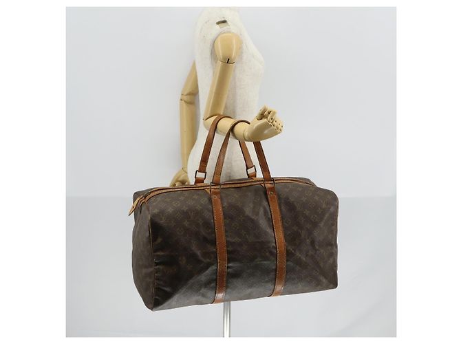 LOUIS VUITTON Borsa Boston Sac Souple 55 Monogram M41622 LV Auth gh975 Monogramma - vista 21