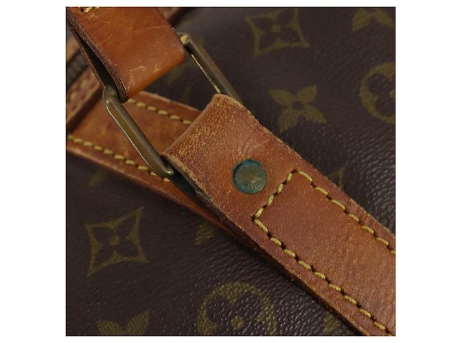 LOUIS VUITTON Borsa Boston Sac Souple 55 Monogram M41622 LV Auth gh975 Monogramma - vista 9